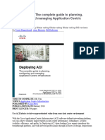 Deploying ACI The Complete Guide To Planning, Configuring, and Managing Application Centric Infrastructure