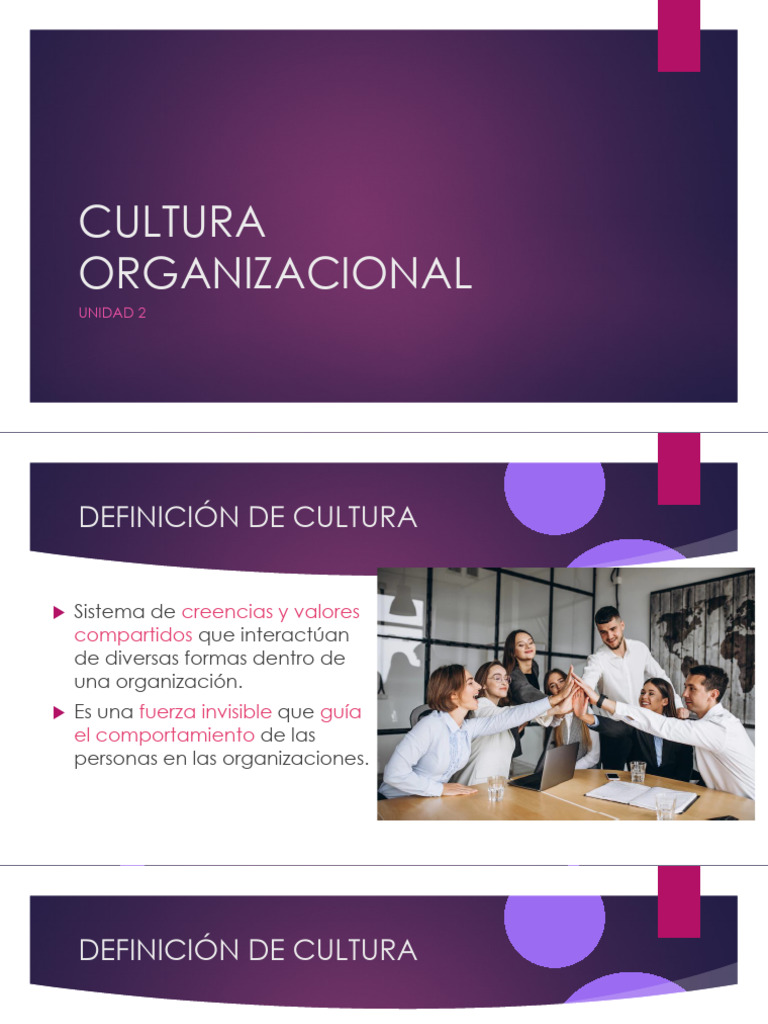 Definición y Cambio de Cultura Organizacional | PDF | Business ...