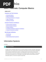 Unit 1 Tutorials Computer Basics