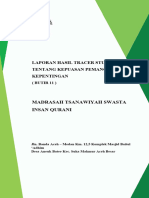 Laporan Hasil Tracer Study Tentang Kepuasan Pemangku Kepentingan