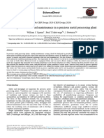 Enabling Condition Based Maintenance in A Precious HI&ANSI