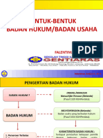 Bentuk Badan Hukum