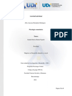 Actividad Individual Psicologia Comunitaria