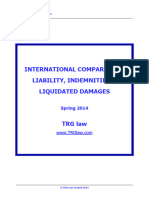 International Comparison - Liability, Indemnities & Liquidated Damages