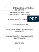 Administracion Financiera