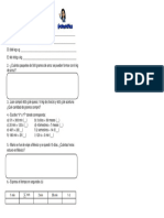 6.1. - Unidades de Masa y Tiempo - Ficha