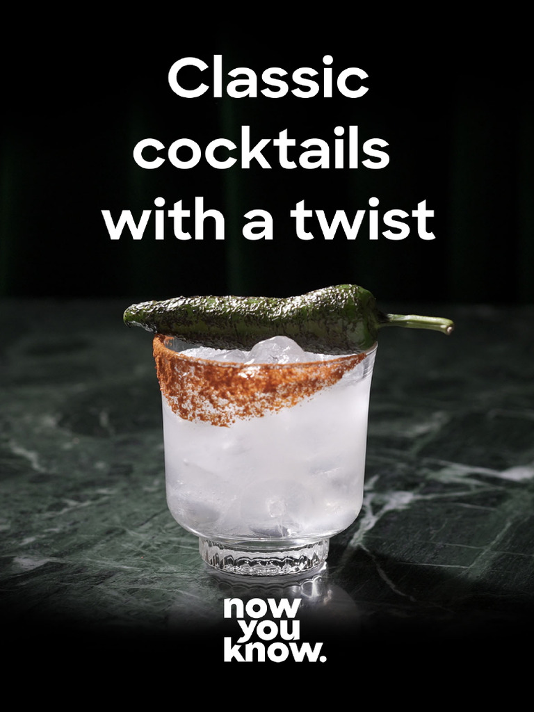 Classic Cocktails With A Twist PDF Food And Drink Alcoholic Drinks