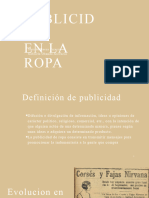 Pubilicidad en La Ropa - PPTX (1) .PPTX - PPTXBCJCBXN