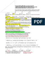 CÁC CÂU MỨC 8 ĐIỂM XUẤT HIỆN TRONG ĐỀ THI ĐẠI HỌC CÁC NĂM CHUYÊN ĐỀ DĐĐH VÀ CLLX