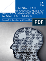Psychiatric Mental Health Assessment and Diagnosis of Adults For Advanced Practice Mental Health Nurses