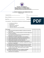 Annex 1 Homeroom Guidance Class Observation Tool Sy 2021 2022