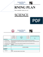 Sample Learning Plan Subject Grade Level Compilation