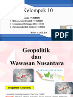.Kelompok 10 - 2AK-P3 - Geopolitik Dan Wawasan Nusantara