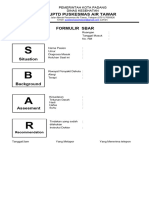 Formulir SBAR