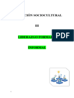 Formación Sociocultural III Liderazgo Formal E Informal