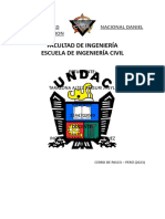 Facultad de Ingeniería Escuela de Ingeniería Civil: Universidad Nacional Daniel Alcides Carrion