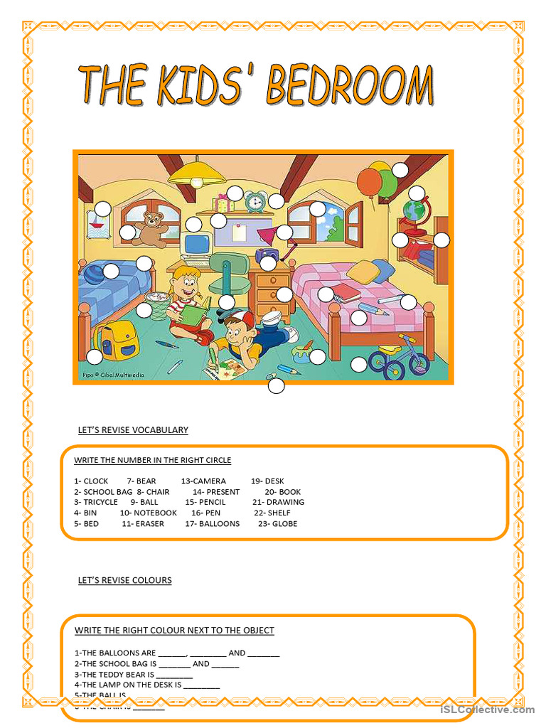 The Kids Bedroom PDF Grammar Languages