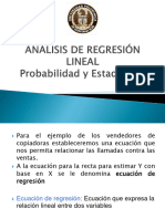 Analisis de Regresion Lineal