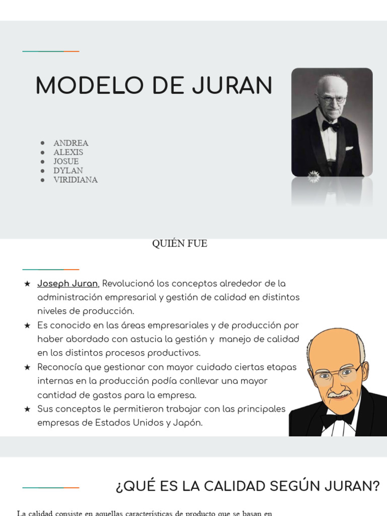 Trilogía de Juran y Calidad Empresarial | PDF | Calidad (comercial ...