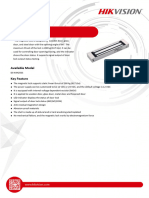 DS K4H250S Single Door Magnetic Lock - Datasheet - V1.0 - 20220926