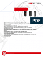 DS K1201AEF Fingerprint and Card Reader - Datasheet - V1.0 - 20230220