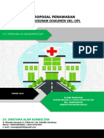 Penawaran Pengurusan UKL-UPL - Klinik Nurrizma, Probolinggo, 2022