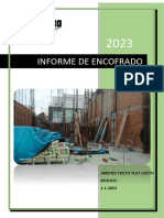 Informe de Encofrados Fierreria IV