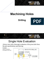 Machining Holes - Drilling Evaluation