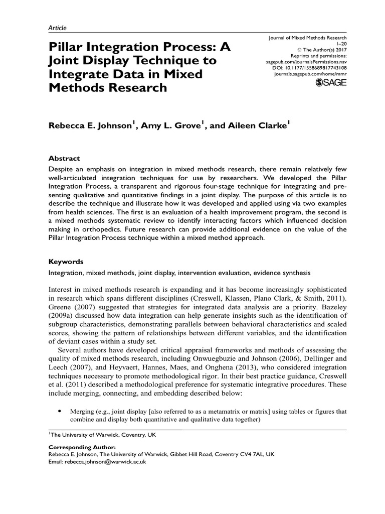 pillar-integration-process-a-joint-display-technique-to-integrate-data