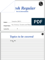 Tax Invoice, Credit and Debit Notes, E-Way Bill 02 - Class Notes - Udesh Regular - Group 1