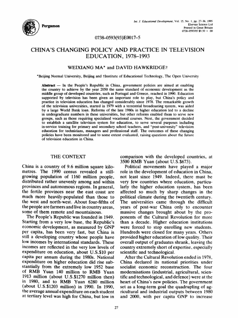 China TV Policy | PDF | China | World Politics