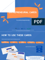 Entrepreneurial Cards