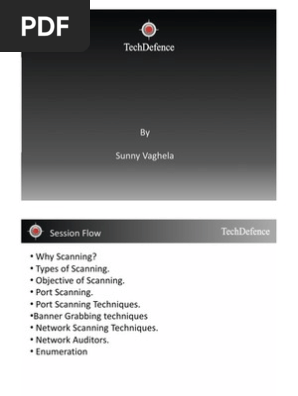 Session 4 Scanning Transmission Control Protocol Port