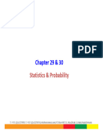 CH 29 & 30 Statistics & Probability