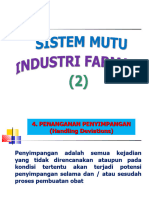 Sistem Mutu Industri Farmasi