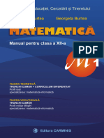 Manual Matematica m1 12 Burtea