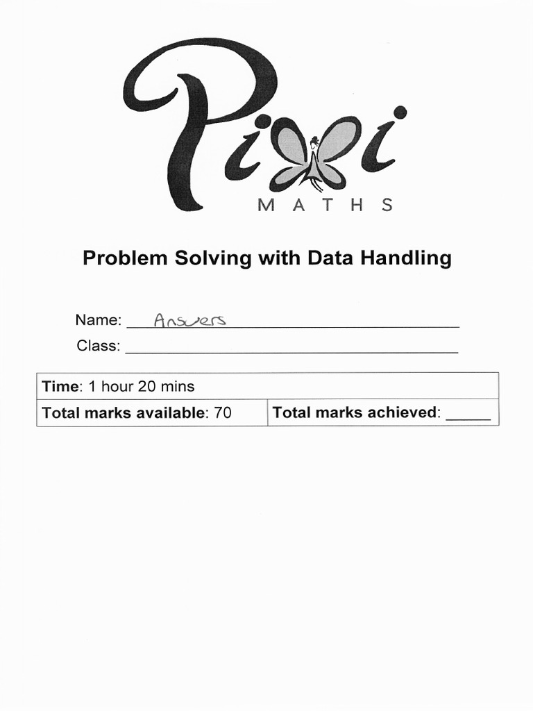 Data Handling Answers | PDF