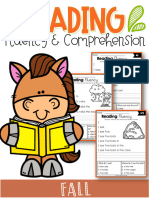 1 - Fall Reading Fluency and Comprehension