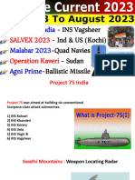 Defence Current Affairs 2023 Jan 2023 To Aug 2023