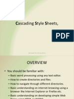 Cascading Style Sheet Handout March 2023