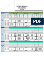 Jadwal Rabu - Jumat