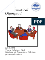 34th Iranian Mathematical Olympiad Booklet Math1396