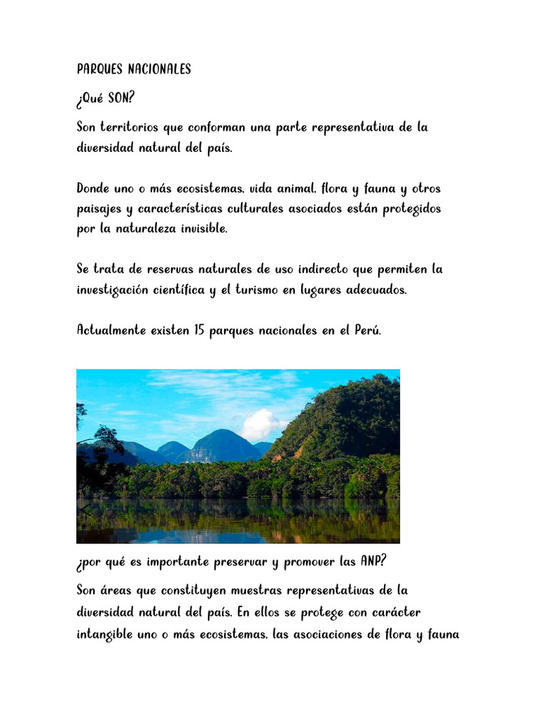 ¿Cómo los parques nacionales sirven como puentes entre la conservación y el desarrollo sostenible?