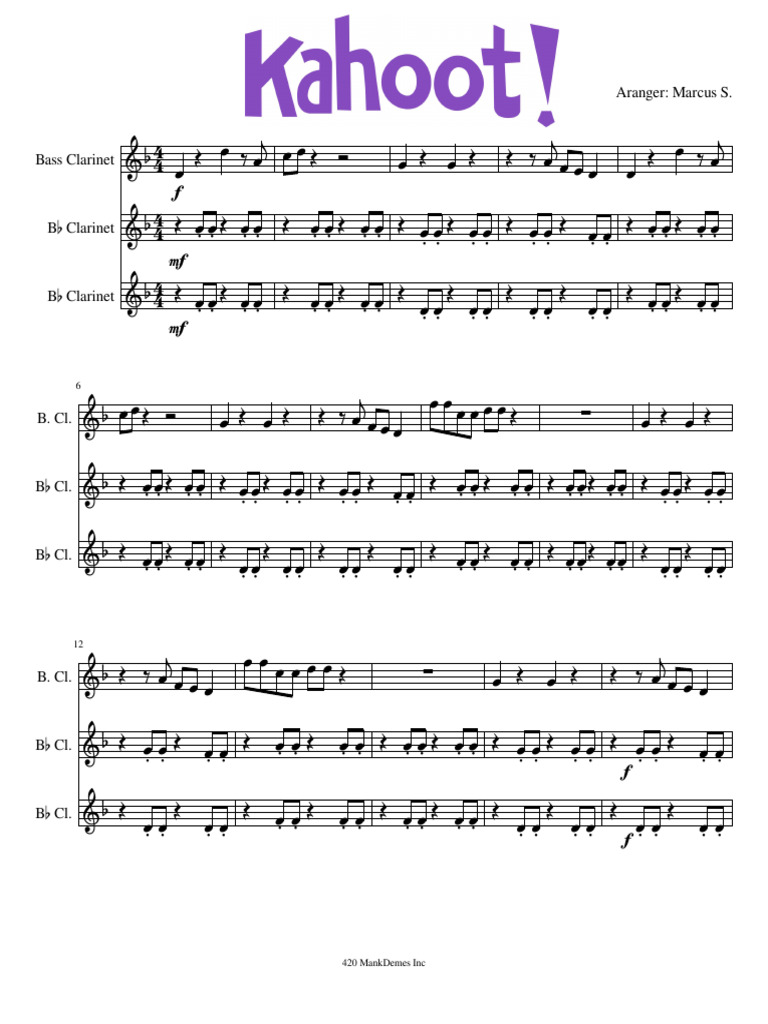 Kahoot y Partes PDF Instrumentos de viento de madera