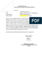 Surat Pernyataan Tidak Doble Job IPDIM Irrigation Institutional Assistant - Serdang Bedagai