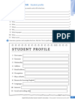 Student Profile: 1A Communicative