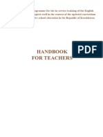 Handbook For Teachers