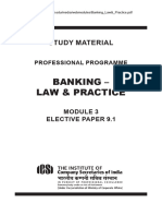 ICSI Study Material on Banking Law & Practice 2020