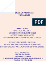Scale Up Proposals