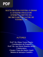 Maus-tratos Contra a Pessoa Idosa